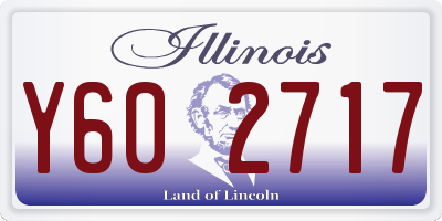 IL license plate Y602717