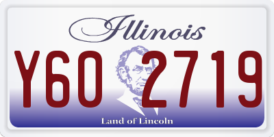 IL license plate Y602719