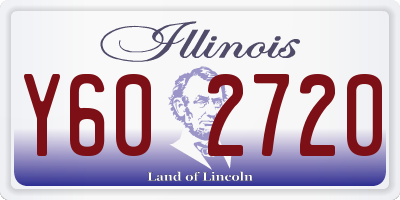 IL license plate Y602720