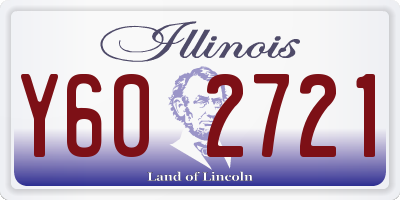 IL license plate Y602721