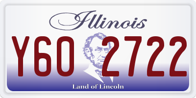 IL license plate Y602722