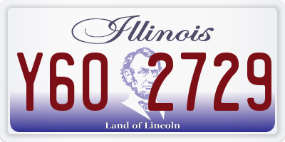 IL license plate Y602729