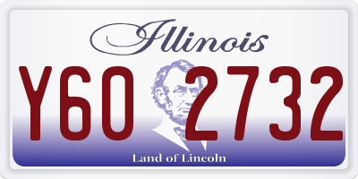 IL license plate Y602732