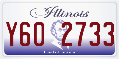 IL license plate Y602733