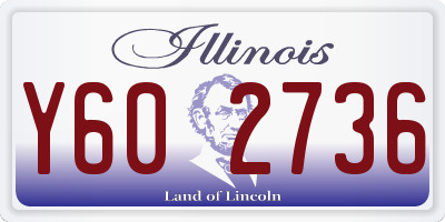 IL license plate Y602736