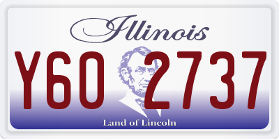 IL license plate Y602737