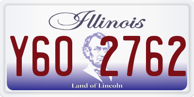 IL license plate Y602762