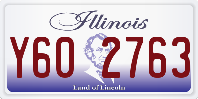 IL license plate Y602763