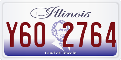 IL license plate Y602764