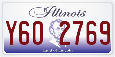 IL license plate Y602769