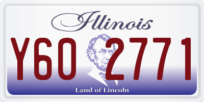 IL license plate Y602771