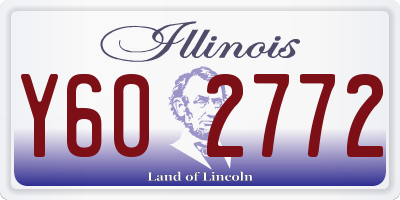 IL license plate Y602772