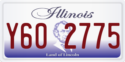 IL license plate Y602775