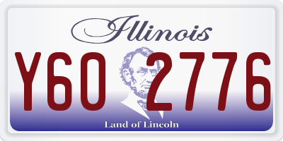 IL license plate Y602776