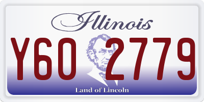 IL license plate Y602779