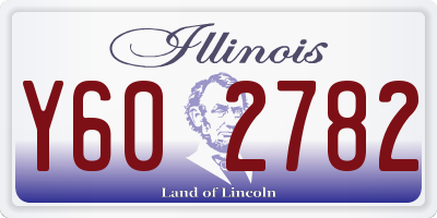 IL license plate Y602782