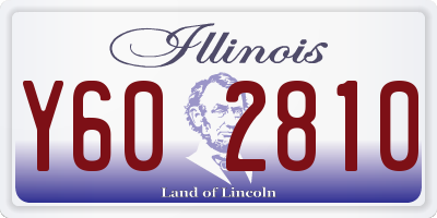 IL license plate Y602810