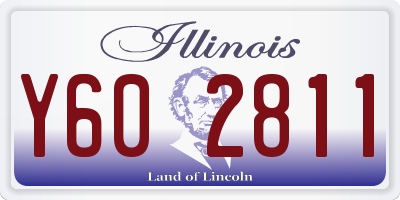 IL license plate Y602811