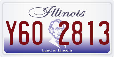 IL license plate Y602813