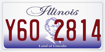 IL license plate Y602814