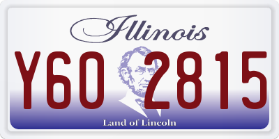 IL license plate Y602815
