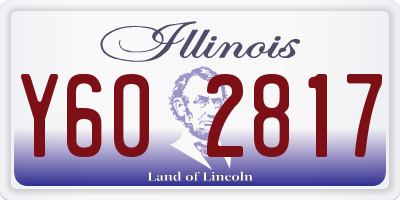 IL license plate Y602817