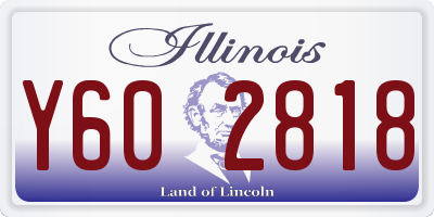IL license plate Y602818