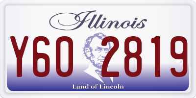 IL license plate Y602819