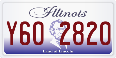 IL license plate Y602820