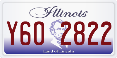 IL license plate Y602822