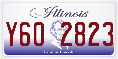 IL license plate Y602823