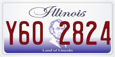 IL license plate Y602824