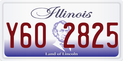 IL license plate Y602825