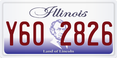 IL license plate Y602826
