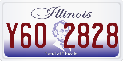 IL license plate Y602828