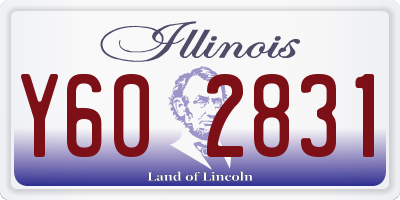 IL license plate Y602831
