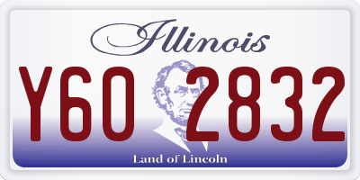 IL license plate Y602832