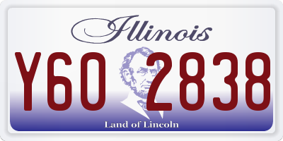 IL license plate Y602838