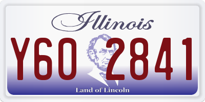 IL license plate Y602841