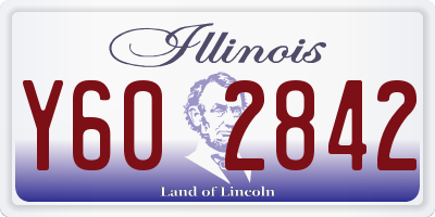 IL license plate Y602842