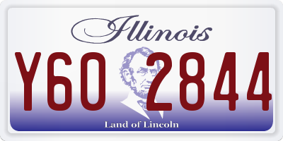 IL license plate Y602844