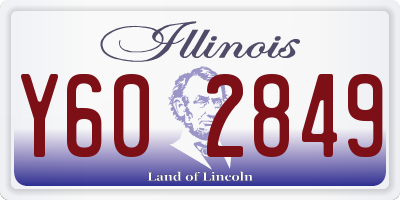 IL license plate Y602849