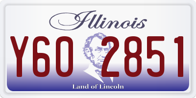 IL license plate Y602851