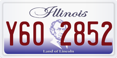 IL license plate Y602852