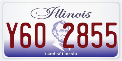 IL license plate Y602855