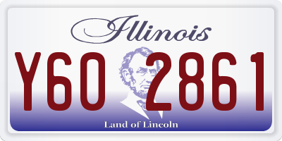 IL license plate Y602861