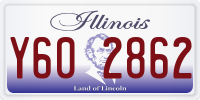 IL license plate Y602862