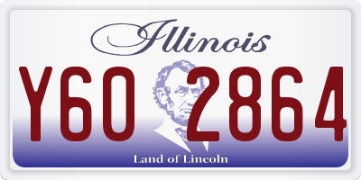 IL license plate Y602864