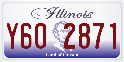 IL license plate Y602871