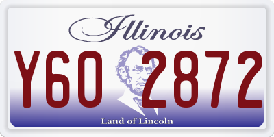 IL license plate Y602872